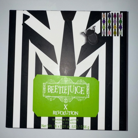 NEW Beetlejuice X Revolution Shadow Palettes Water Liners, Lipstick LOT 7 Pieces - Picture 2 of 16